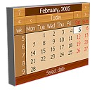 Javascript Calendar image